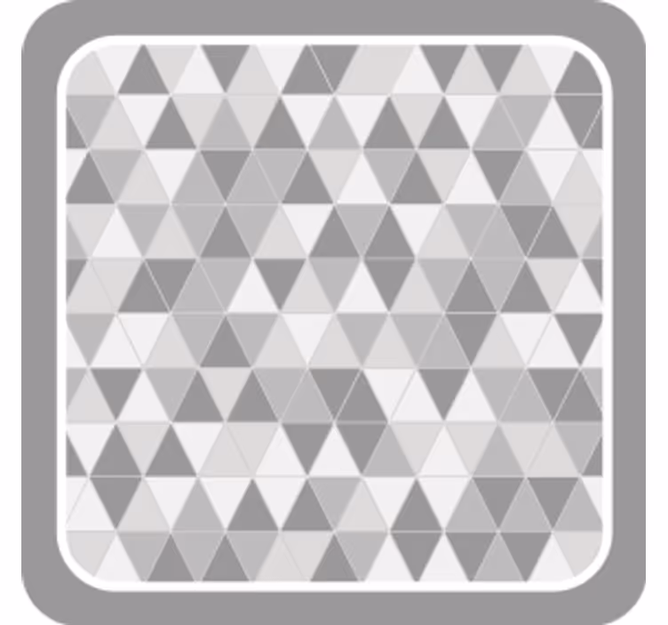 コースターテクスチャ効果幾何学的三角パターン - TENSTICKERS