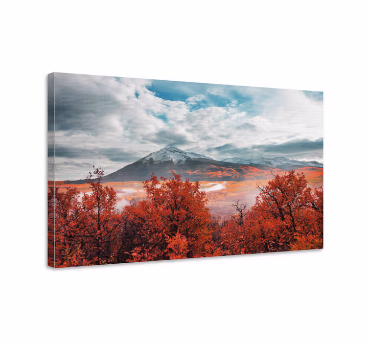 キャンバス 風景 壮大な山の景色 - TENSTICKERS