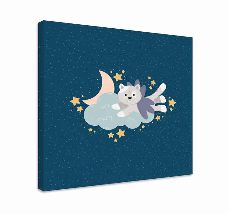ねこの四つんばい空飛ぶ猫の夢 - TENSTICKERS