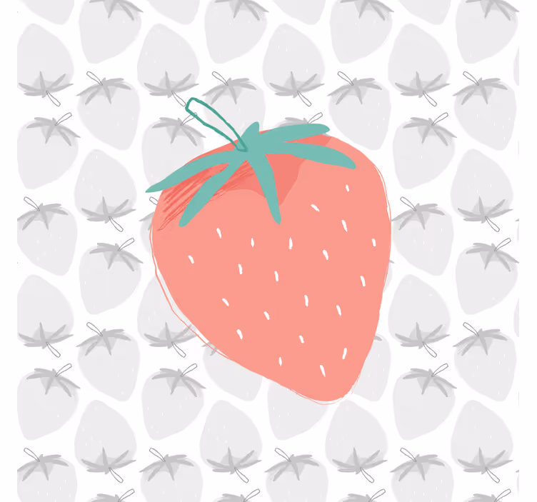 キャンバス 果物 イチゴのイラスト - TENSTICKERS