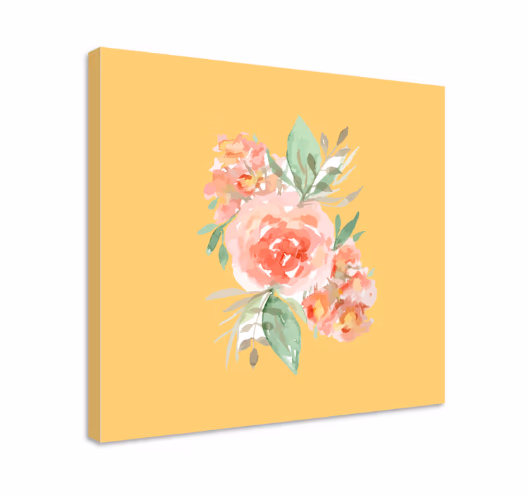 キャンバス 花や植物 フラワーブーケデザイン - TENSTICKERS