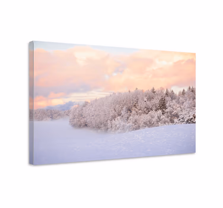 キャンバス 風景 冬の静けさ - TENSTICKERS
