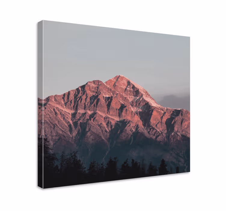 キャンバス 風景 大いなる山々の頂 - TENSTICKERS