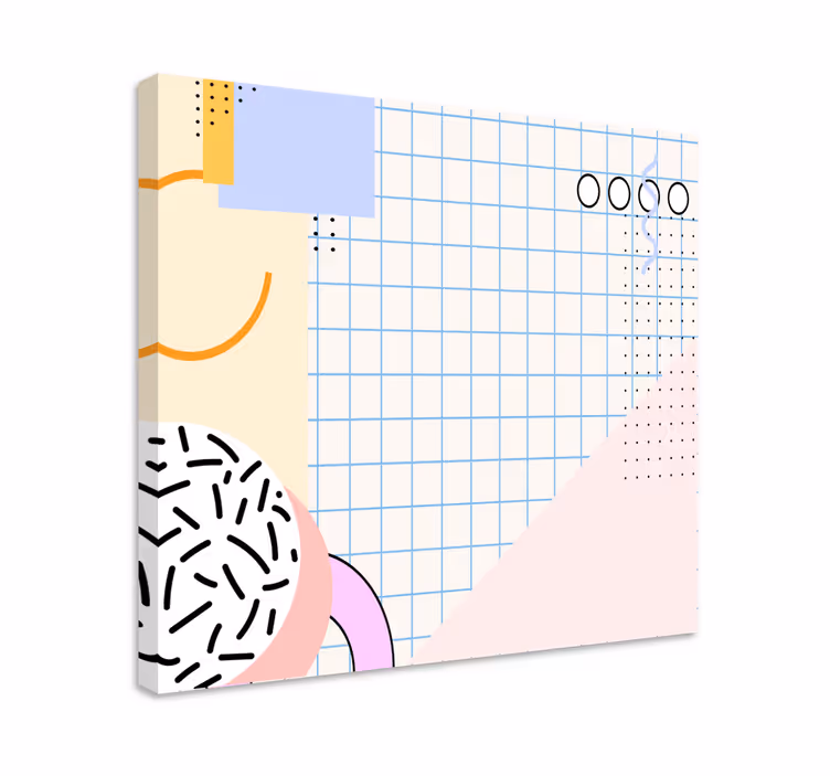 近代的な四角形の形とパターン - TENSTICKERS
