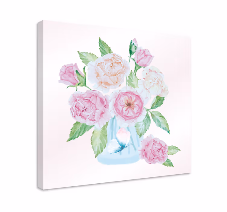 キャンバス 花や植物 フラワーブーケアレンジメント - TENSTICKERS