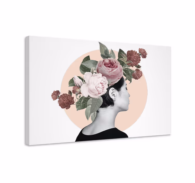 キャンバス 花や植物 フローラルヘアアンサンブル - TENSTICKERS
