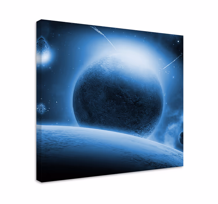 キャンバス 風景 宇宙の惑星 - TENSTICKERS