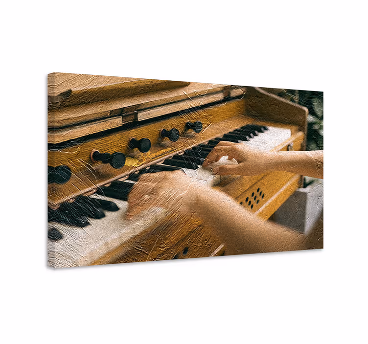 キャンバス 音楽 キーに触れて楽しむ - TENSTICKERS