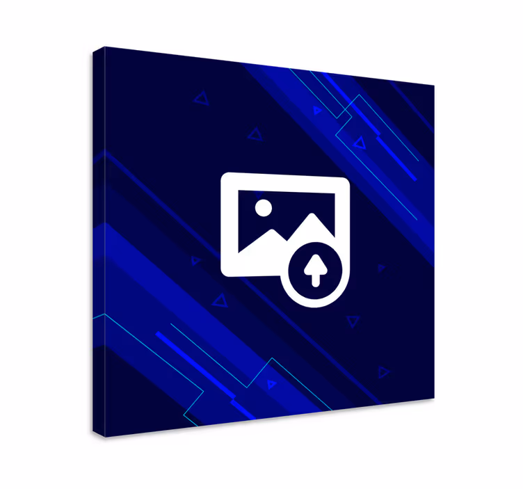ビデオゲームキャンバスプリント あなたのe-sportロゴ - TENSTICKERS