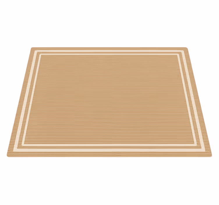 バルコニー用ビニルカーペット 織りボーダー模造品 - TENSTICKERS