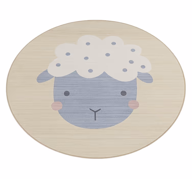 壁画 モアチルドレン ベージュの子羊 - TENSTICKERS