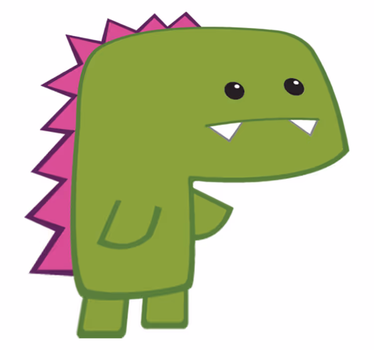 動物 ビニールマット グリーンミニサウルス - TENSTICKERS