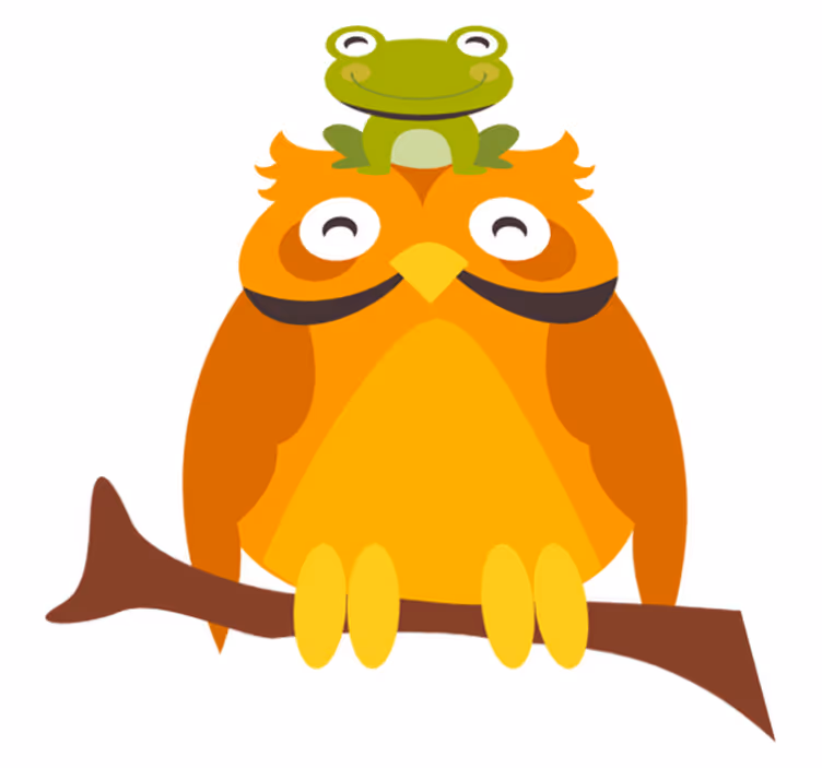動物 ビニールマット 夢かわいい動物キャラクター - TENSTICKERS
