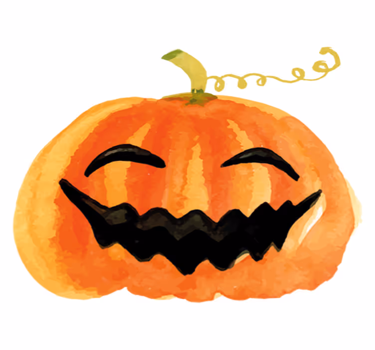 ハロウイン壁画ハッピーパンプキン - TENSTICKERS