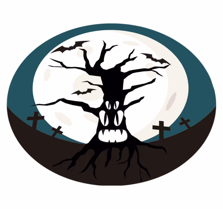 ハロウイン壁画不気味なハロウィン - TENSTICKERS