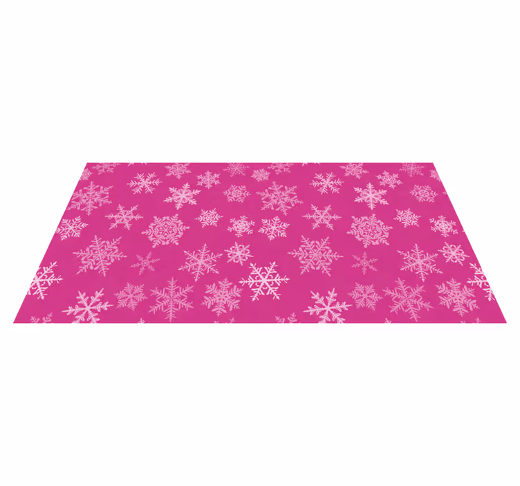 クリスマスの壁画雪の結晶模様オーバーレイ - TENSTICKERS