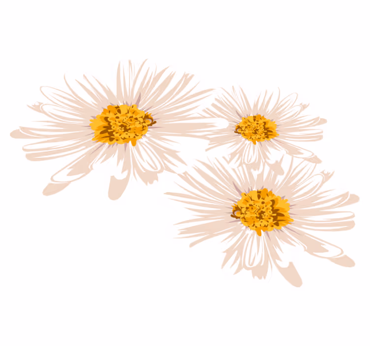 花と植物の壁画 魅力的なフラワーアレンジメント - TENSTICKERS