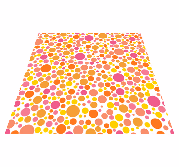 ダイニングルーム ビニールマット あたたかい気泡 - TENSTICKERS