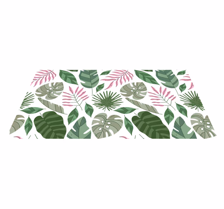 花と植物の壁画トロピカルミニマリスティックガーデンプランツ - TENSTICKERS