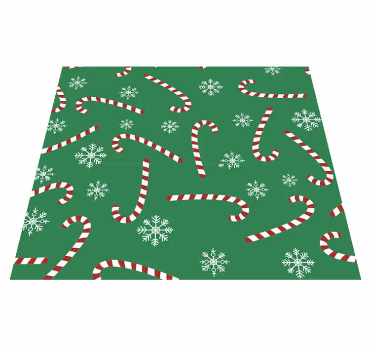 クリスマスの壁画キャンディクリスマス - TENSTICKERS