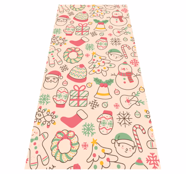 クリスマスの壁画クリスマスライト - TENSTICKERS