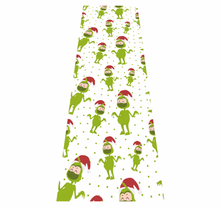 クリスマスの壁画マスクをつけたメリークリスマス - TENSTICKERS