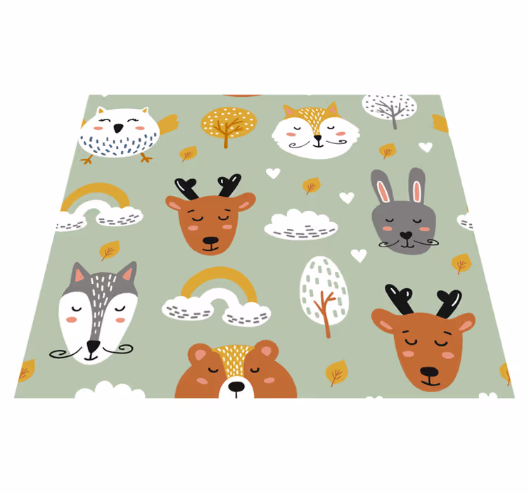 壁画 モアチルドレン 北欧の山々 - TENSTICKERS