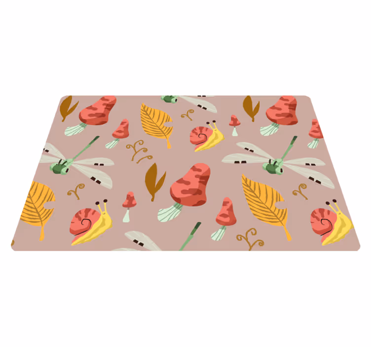 フォトミュラルネイチャー秋の動植物パターン - TENSTICKERS
