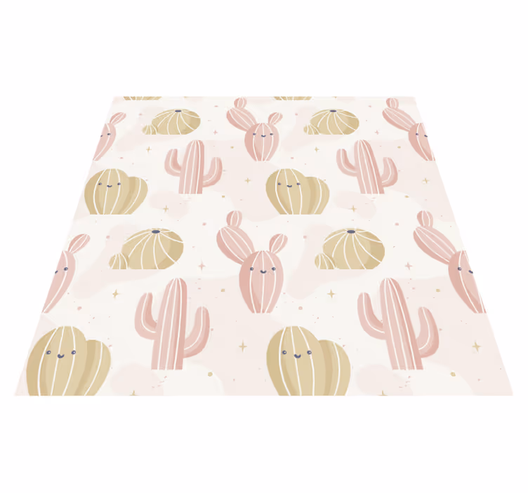 フォトミュラルネイチャーかわいいサボテン柄 - TENSTICKERS