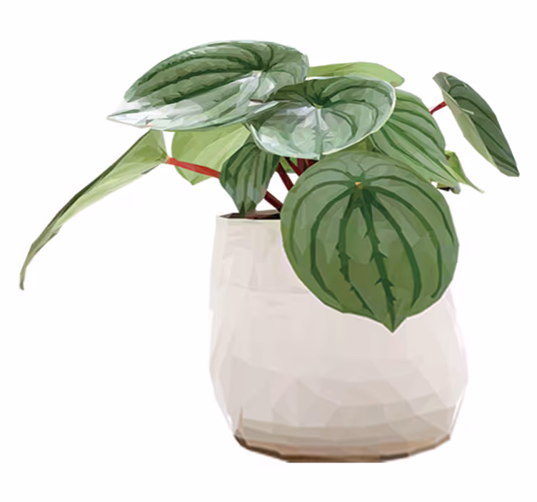 花と植物の壁画シンプルなホームプランツ - TENSTICKERS