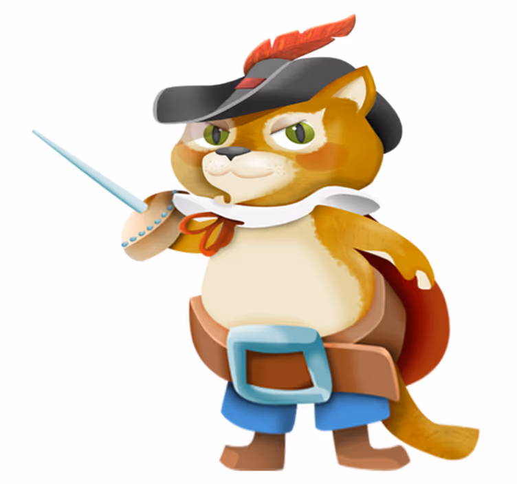 子供 ビニールマット 長靴をはいた猫 - TENSTICKERS