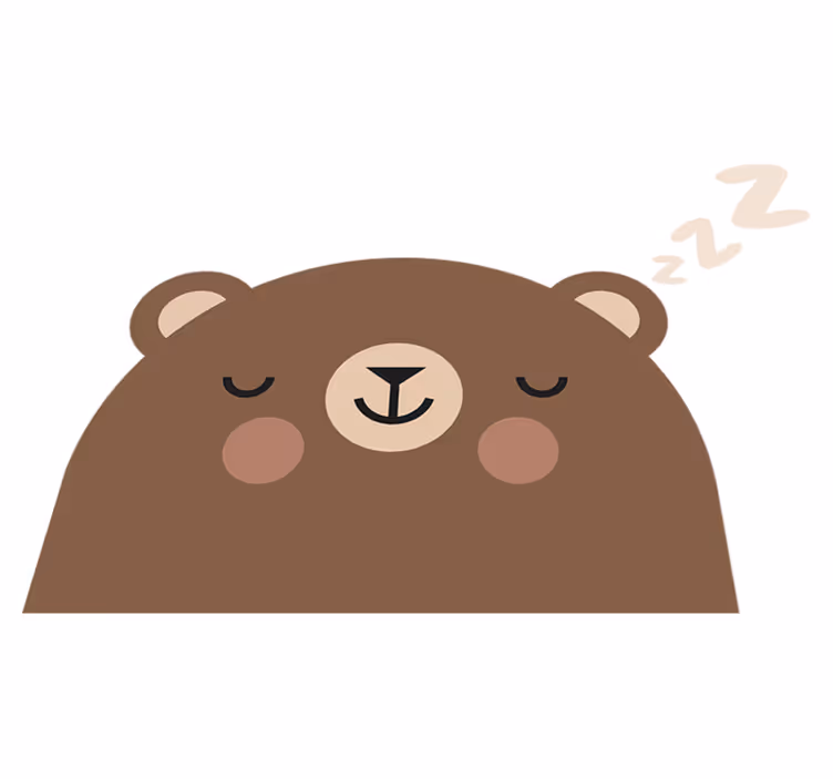 子供 ビニールマット 子供用ベッドのクマ - TENSTICKERS