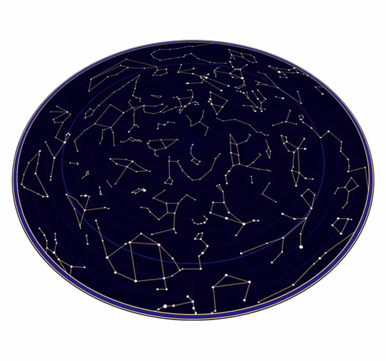 子供 ビニールマット 星座マップ - TENSTICKERS