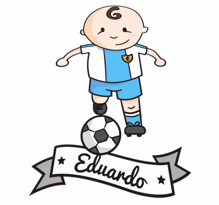 子供 ビニールマット サッカー選手の名前入り - TENSTICKERS
