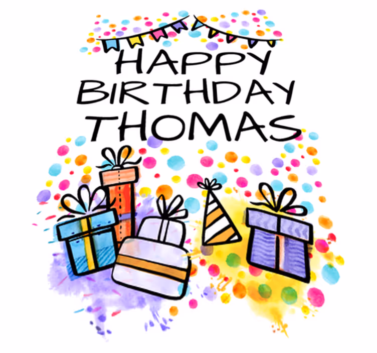 子供 ビニールマット 誕生日おめでとうの名入れ - TENSTICKERS