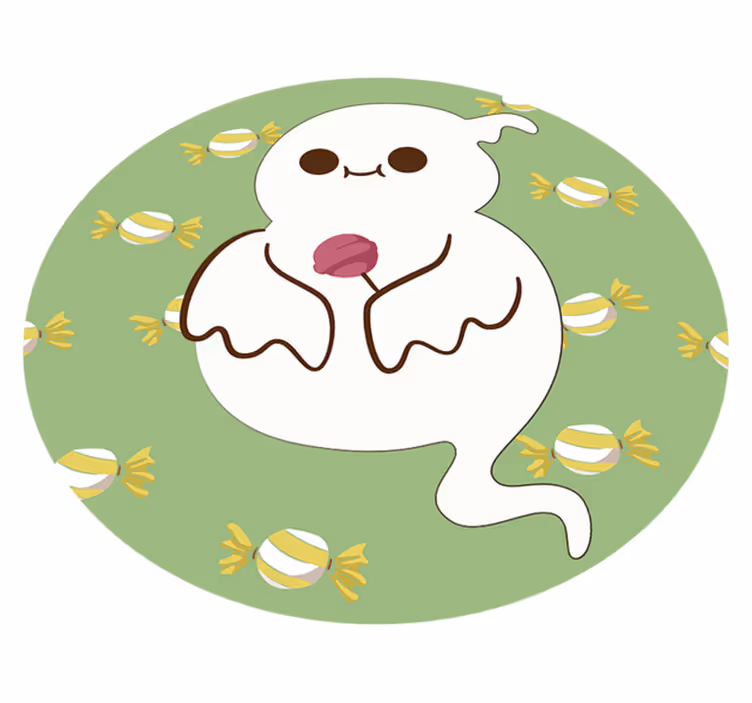 子供 ビニールマット 楽しいおばけのマット - TENSTICKERS