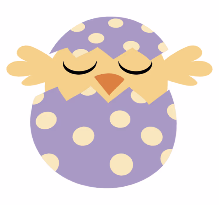 子供 ビニールマット イースターバード - TENSTICKERS