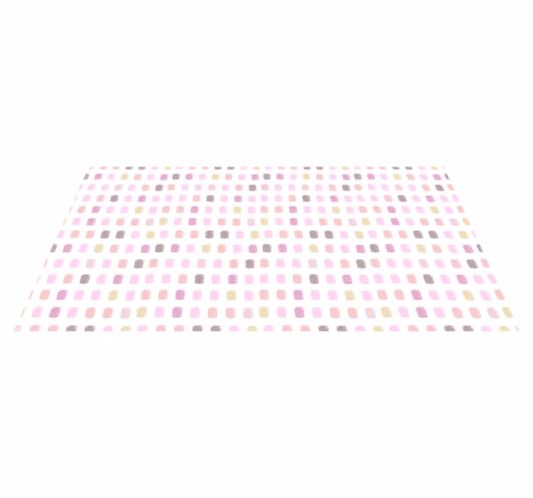 子供 ビニールマット ピンクトーンの絵画ストローク - TENSTICKERS