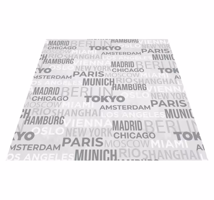 フレーズ ビニールマット 東京 - TENSTICKERS