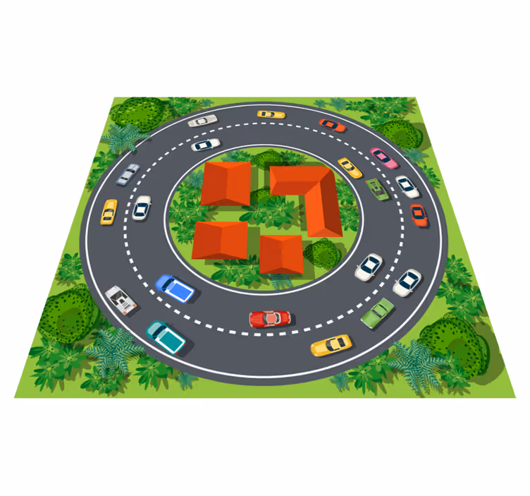 壁画 モアチルドレン 遊び心のある回路 - TENSTICKERS