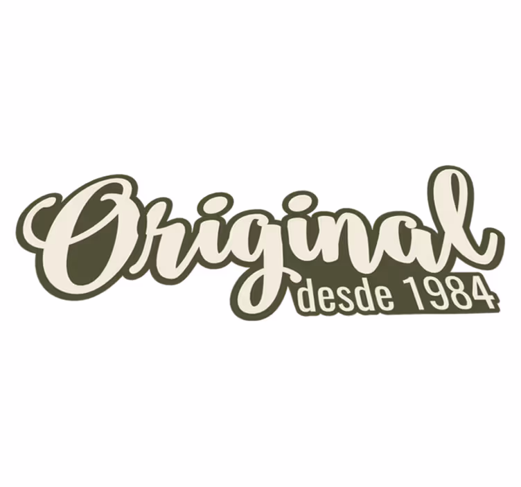 フレーズ ビニールマット 1984年からオリジナル - TENSTICKERS