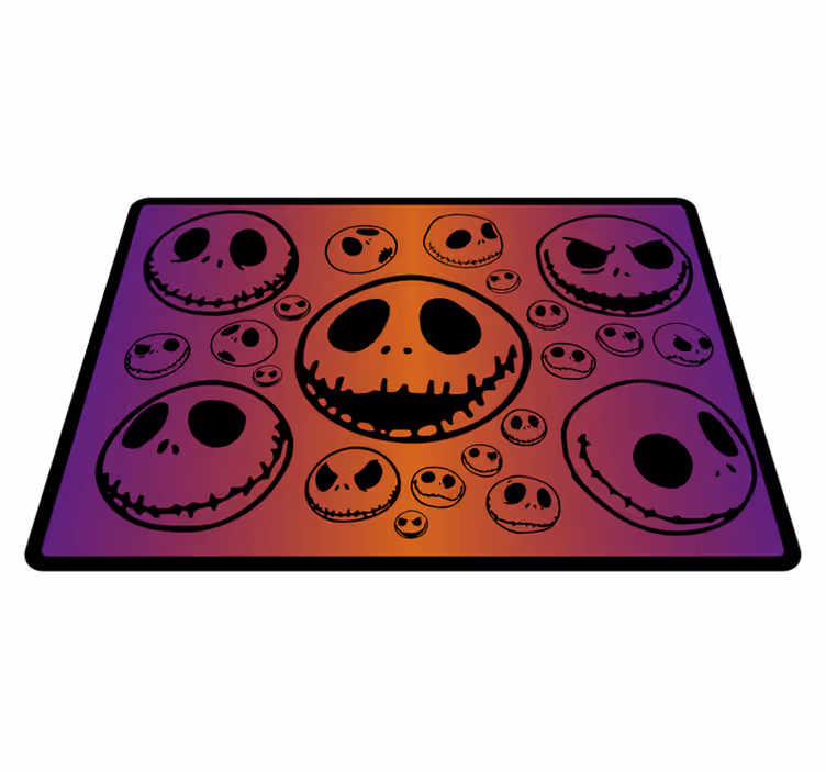 ナイトメアー・ビフォア・クリスマスビニールラグ - TENSTICKERS