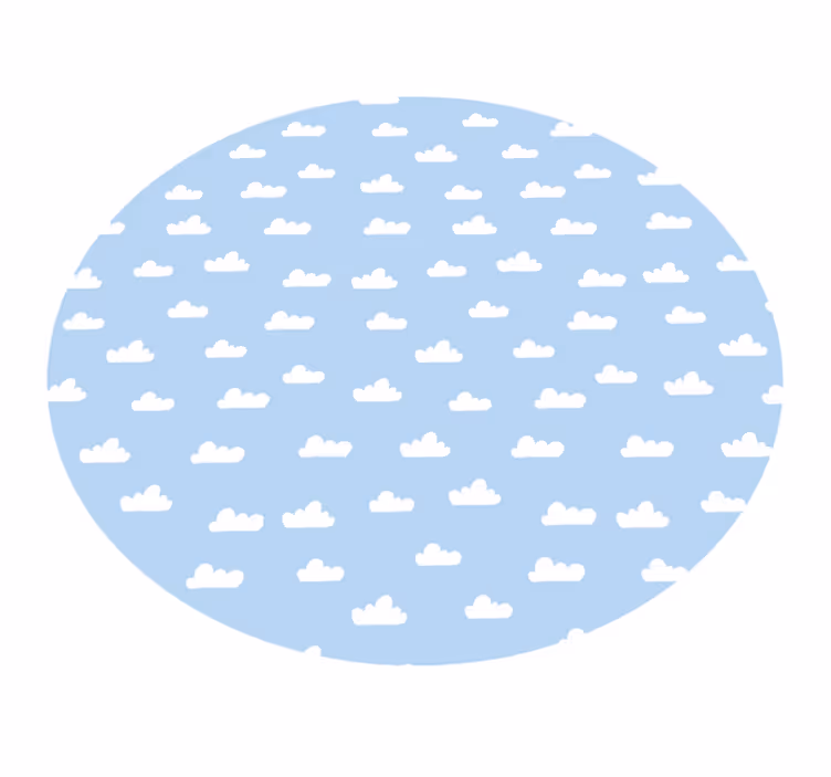 子供 ビニールマット 曇り空サークル - TENSTICKERS