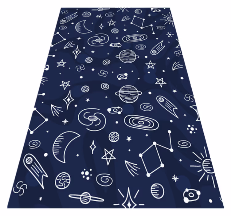 壁画 モアチルドレン 宇宙をテーマにした空間 - TENSTICKERS