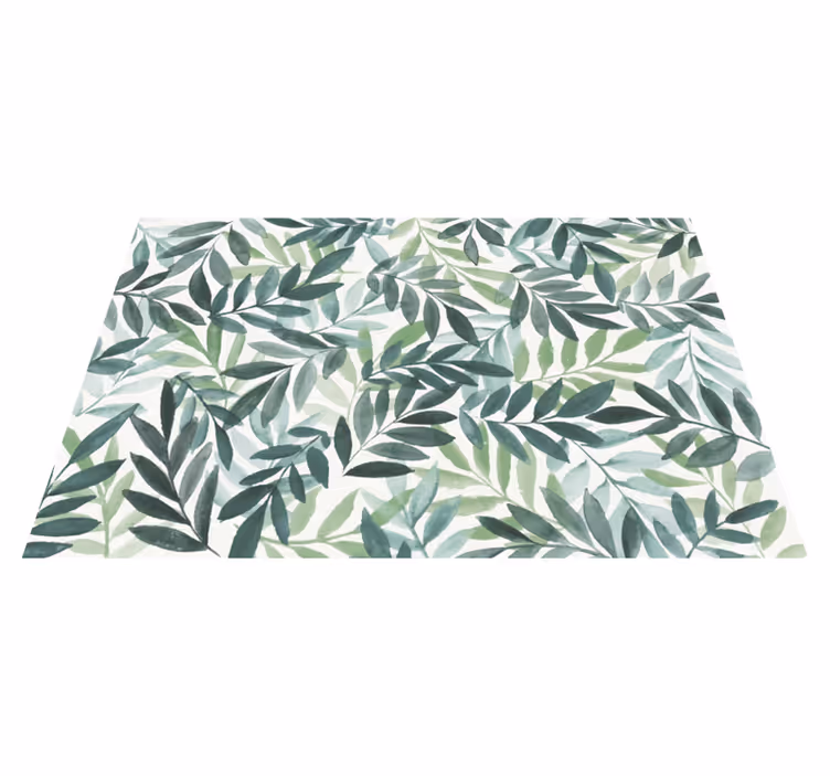 花と植物の壁画 植物の葉 - TENSTICKERS