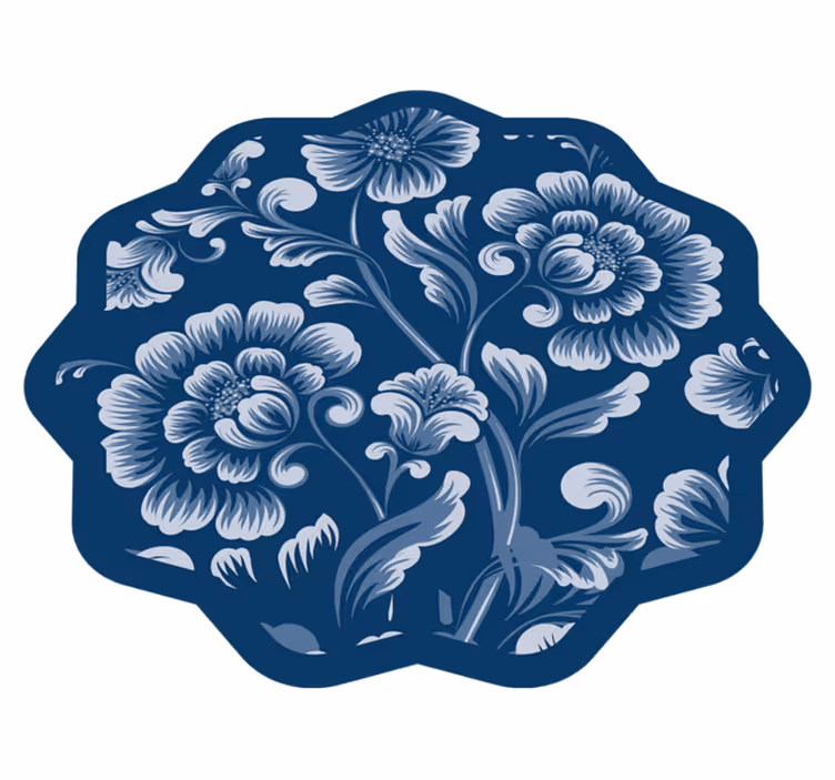 花と植物の壁画 花のモチーフのアクセント - TENSTICKERS