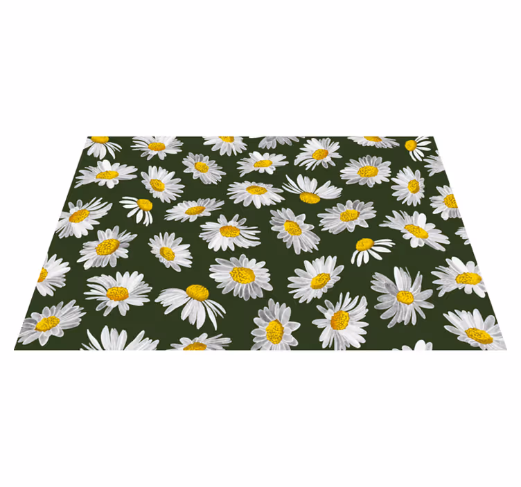 花と植物の壁画 デイジーデライト - TENSTICKERS
