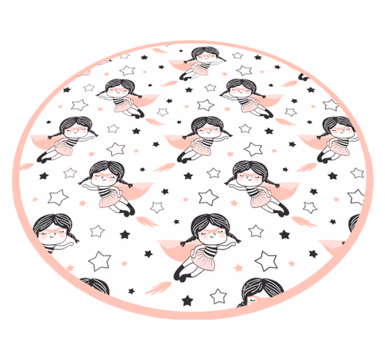 子供 ビニールマット バレリーナ円形遊び場 - TENSTICKERS