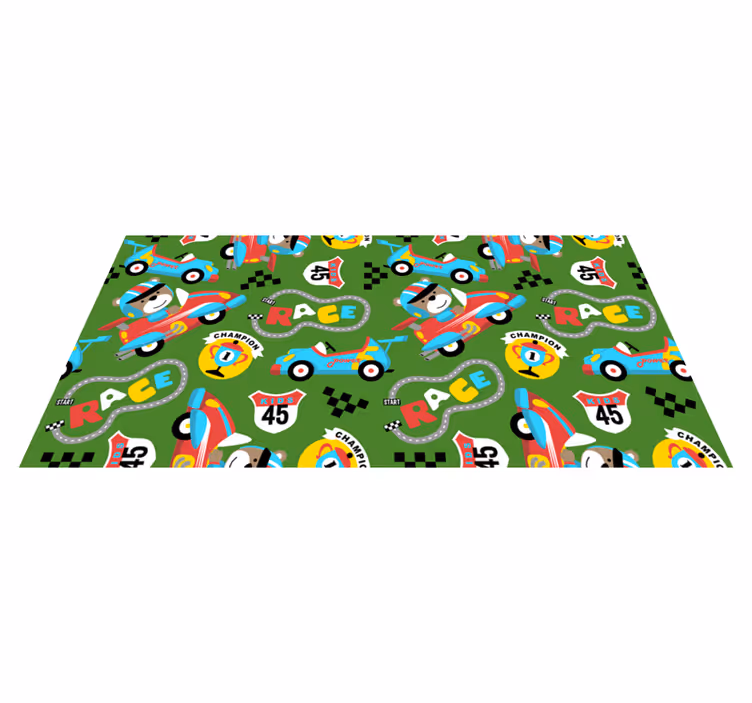 壁画 モアチルドレン 楽しいレースサーキット - TENSTICKERS