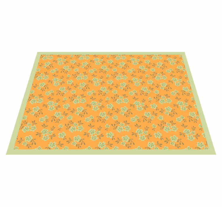 花と植物の壁画 花柄の表面 - TENSTICKERS